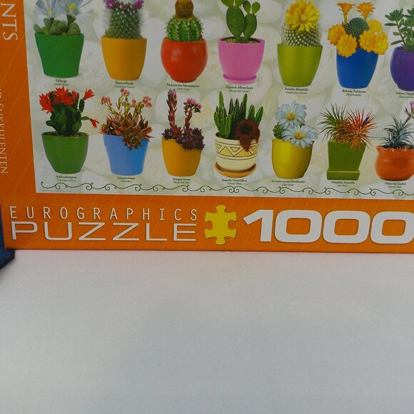 Eurographacs Cacti And Succulents 1000 Piece Jigsaw Puzzle - Picture 3 of 11